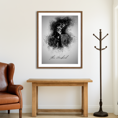 AUTO-MOCKUP ROOM | The Weeknd Smoke Wall Art