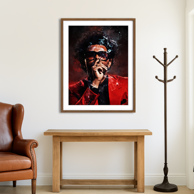 AUTO-MOCKUP ROOM | The Weeknd Wall Art