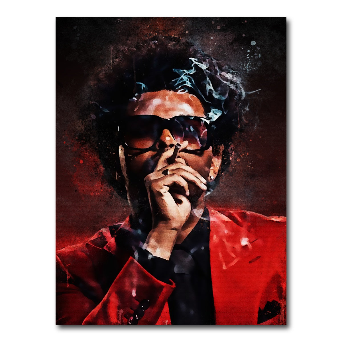AUTO-MOCKUP WHITE | The Weeknd | 1 Piece | Gallery Wrap Canvas | group=3x4