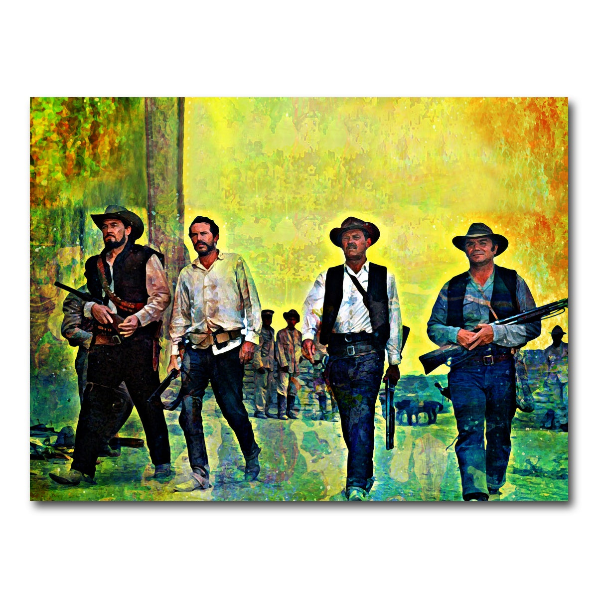 AUTO-MOCKUP WHITE | The Wild Bunch | 1 Piece | Gallery Wrap Canvas | group=4x3