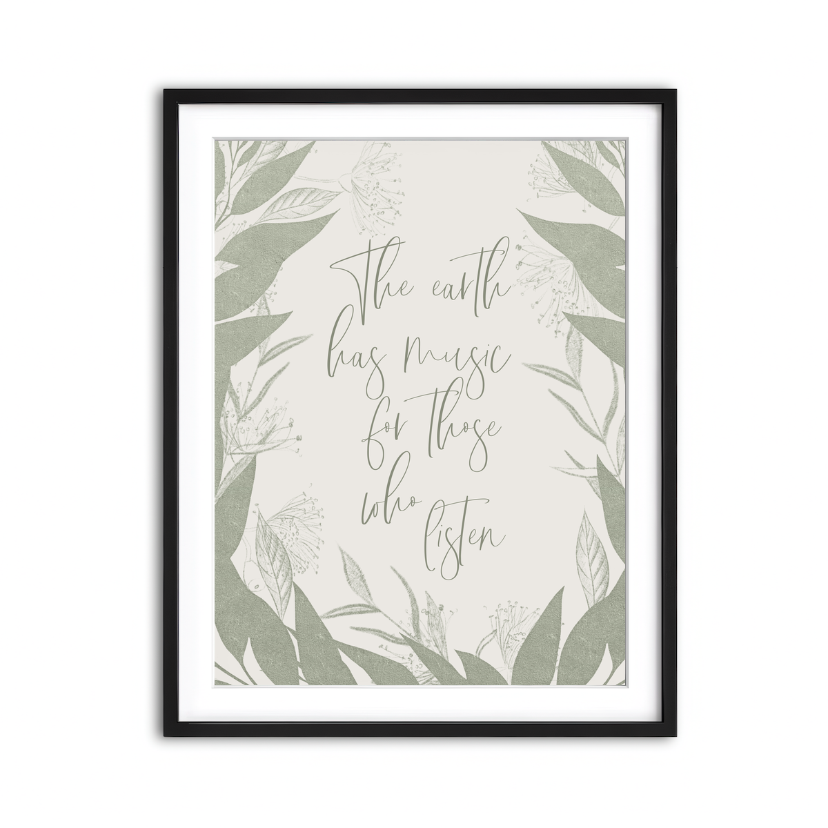 Framed Print 3x4 Black