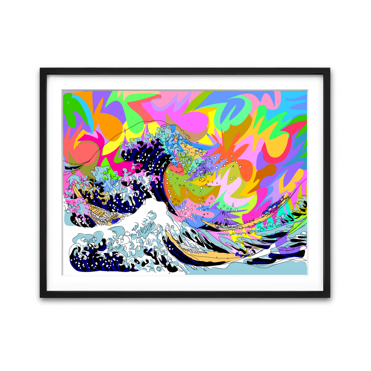 Framed Print 4x3 Black