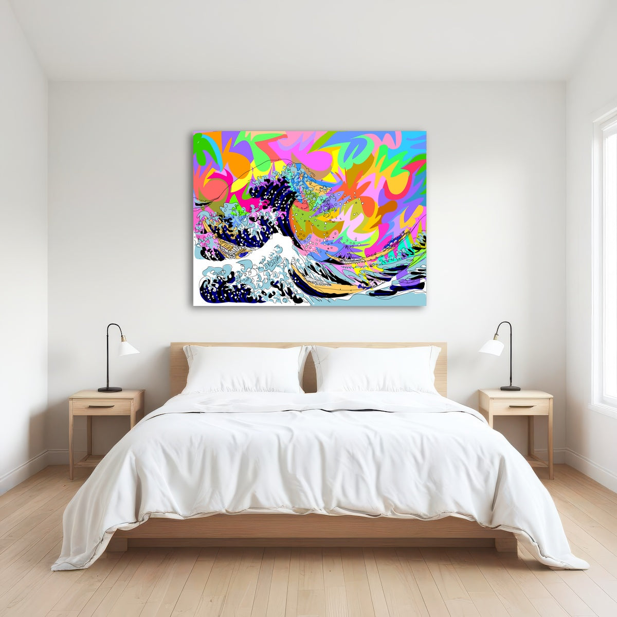 AUTO-MOCKUP ROOM | The great wave