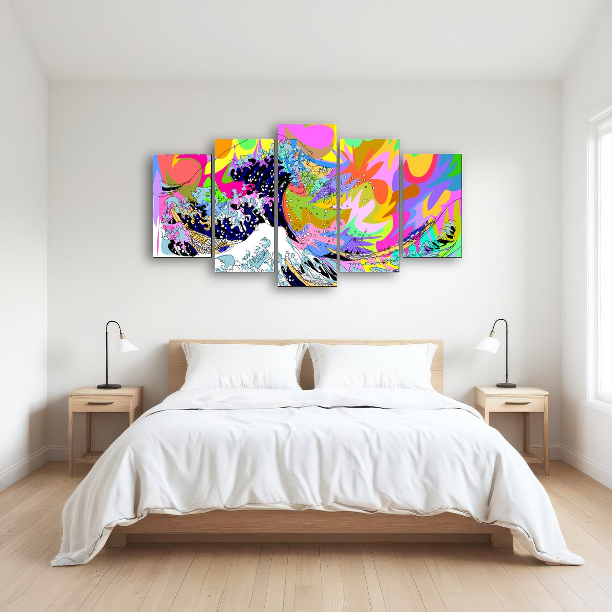 AUTO-MOCKUP ROOM | The great wave