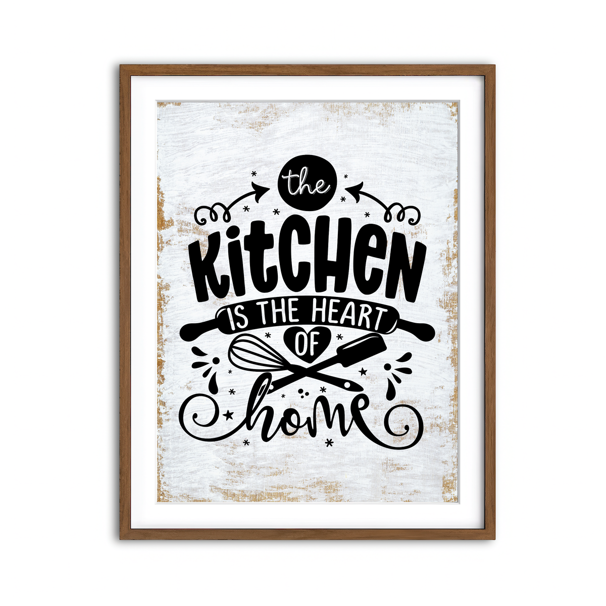 Framed Print 3x4 Walnut