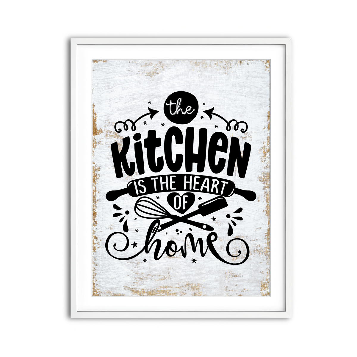 Framed Print 3x4 White