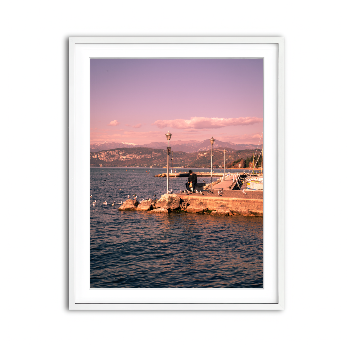 Framed Print 3x4 White