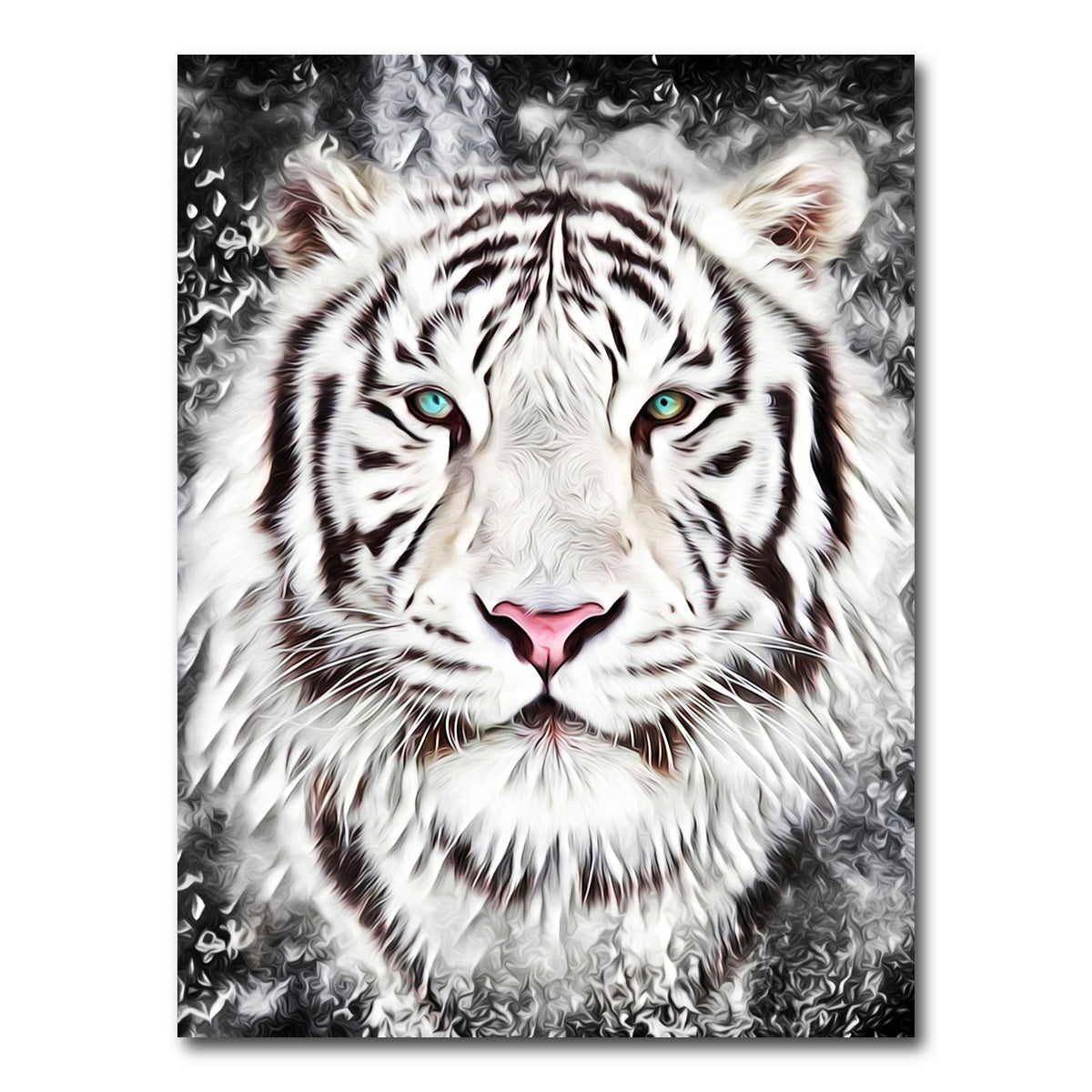 AUTO-MOCKUP WHITE | The tiger | 1 Piece | Gallery Wrap Canvas | group=3x4