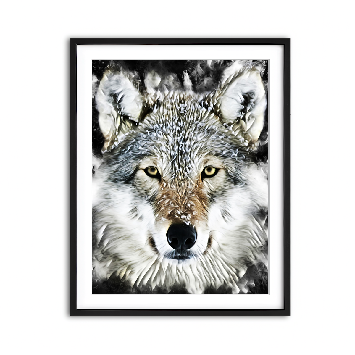 Framed Print 3x4 Black
