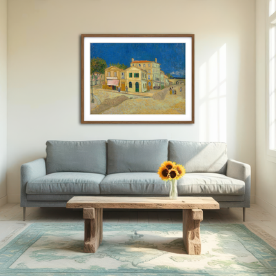 AUTO-MOCKUP ROOM | The Yellow House Wall Art