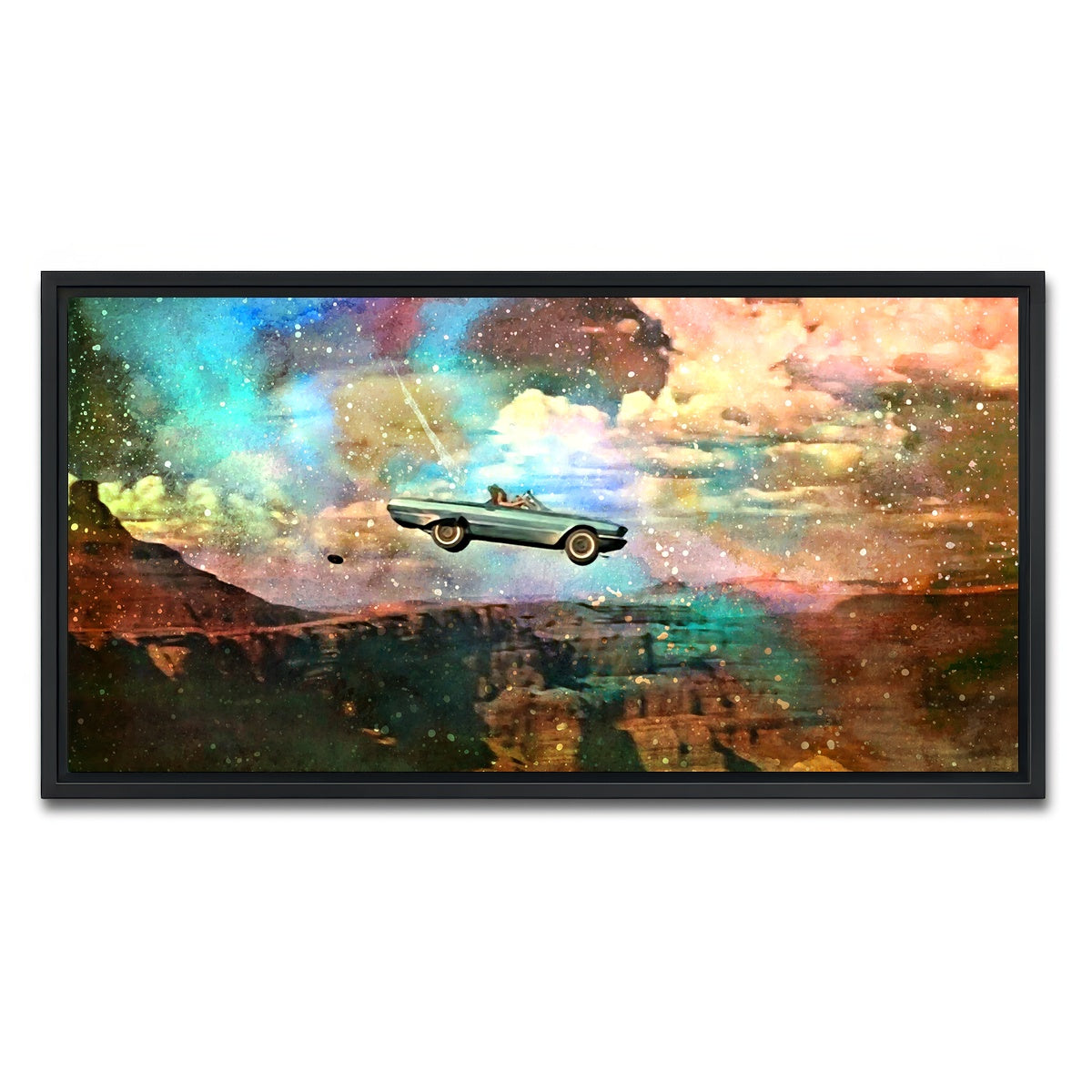 AUTO-MOCKUP WHITE | Thelma & Louise | 1 Piece | Black Framed Canvas | group=2x1