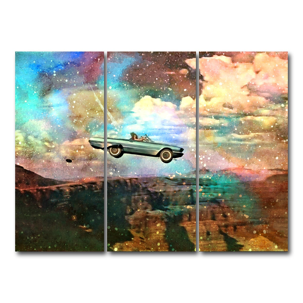 AUTO-MOCKUP WHITE | Thelma & Louise | 3 Piece | Gallery Wrap Canvas | group=8x18