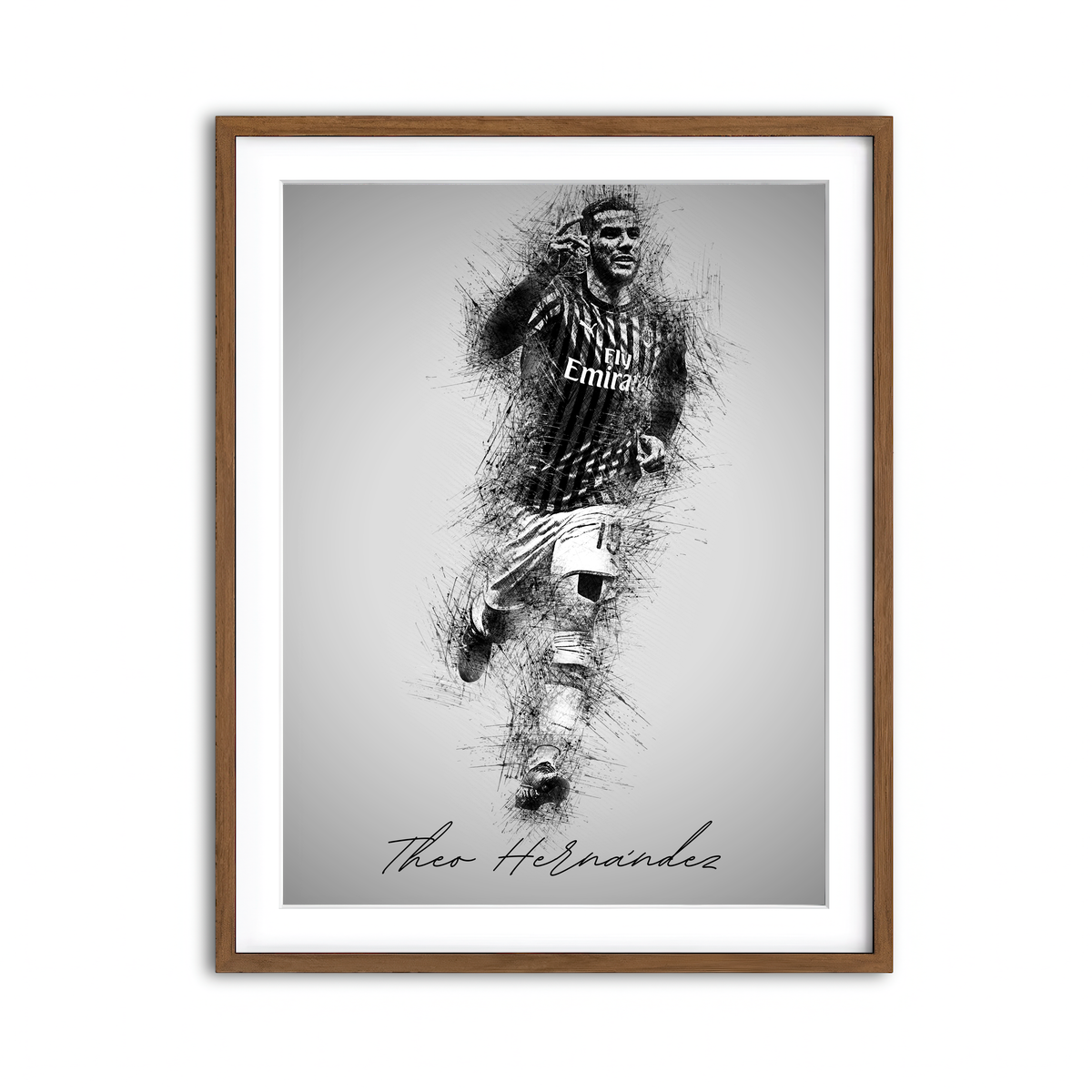 Framed Print 3x4 Walnut