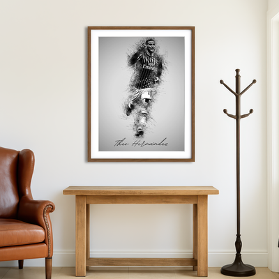 AUTO-MOCKUP ROOM | Theo Hernandez Wall Art