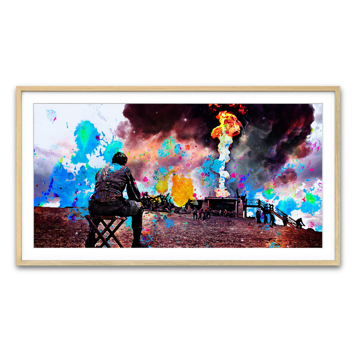 Framed Print 2x1 Natural