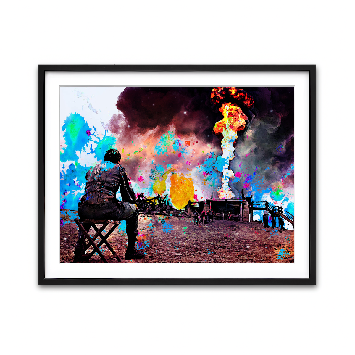 Framed Print 4x3 Black