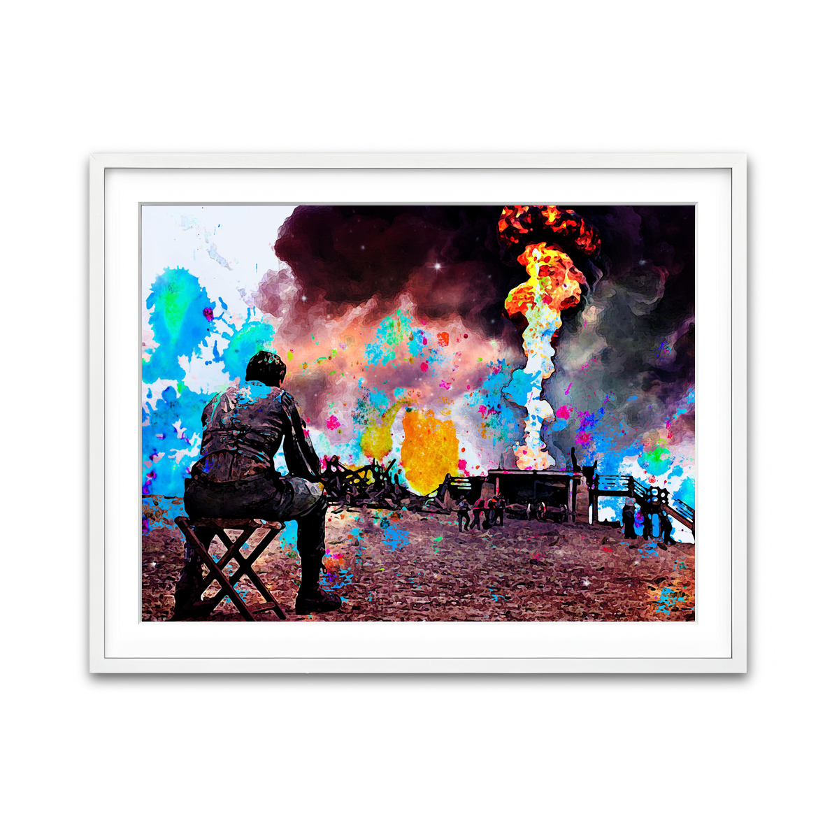 Framed Print 4x3 White
