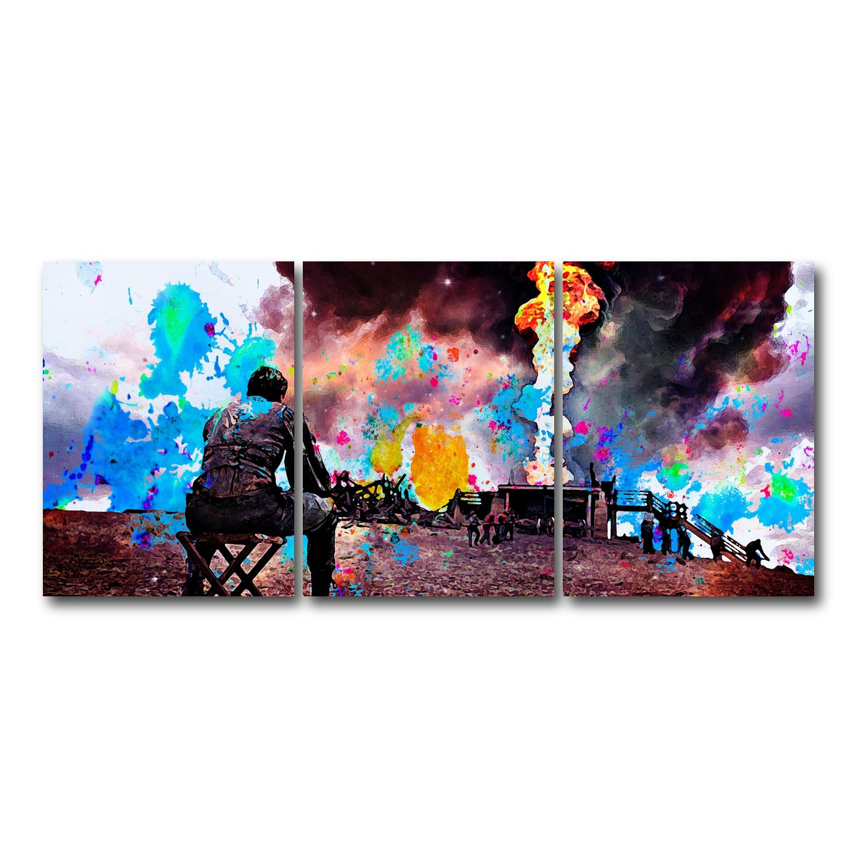 AUTO-MOCKUP WHITE | There Will Be Blood | 3 Piece | Gallery Wrap Canvas | group=18x24