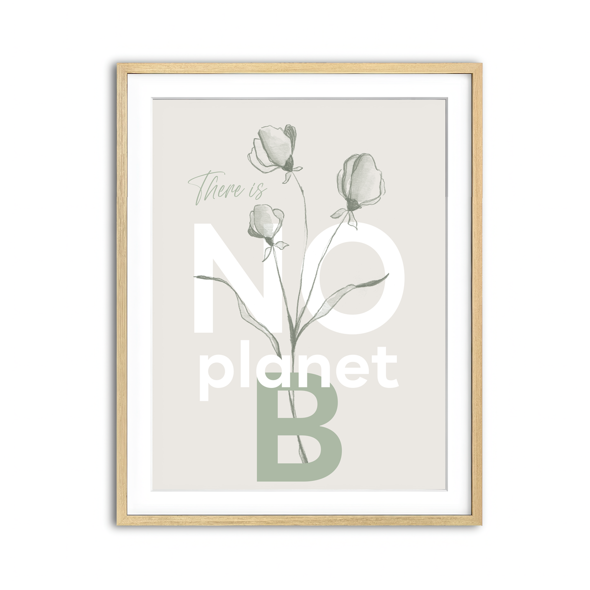 Framed Print 3x4 Natural