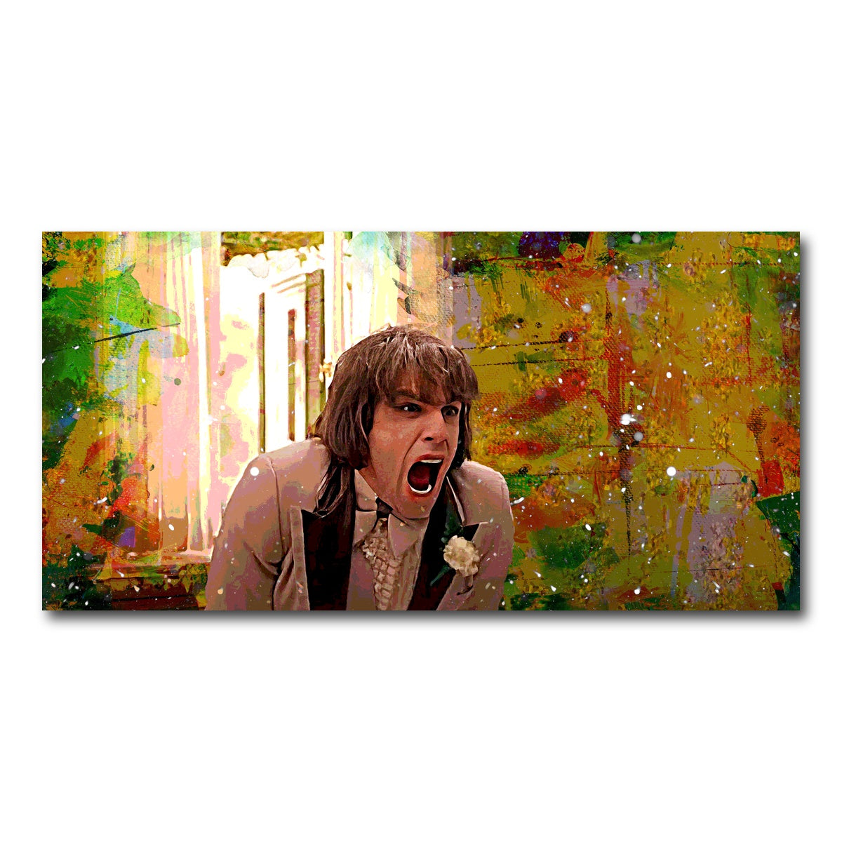 AUTO-MOCKUP WHITE | There's Something About Mary - Zipper Scene | 1 Piece | Gallery Wrap Canvas | group=2x1