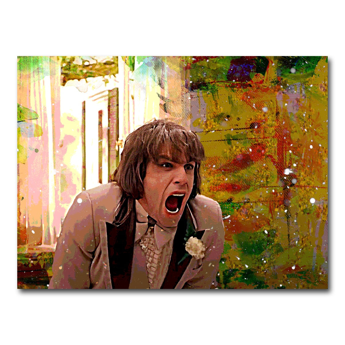 AUTO-MOCKUP WHITE | There's Something About Mary - Zipper Scene | 1 Piece | Gallery Wrap Canvas | group=4x3