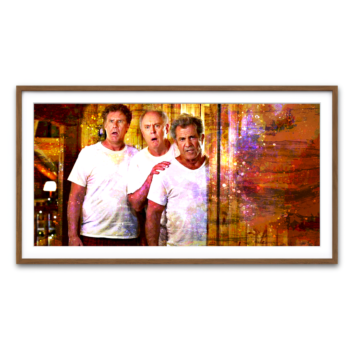 Framed Print 2x1 Walnut