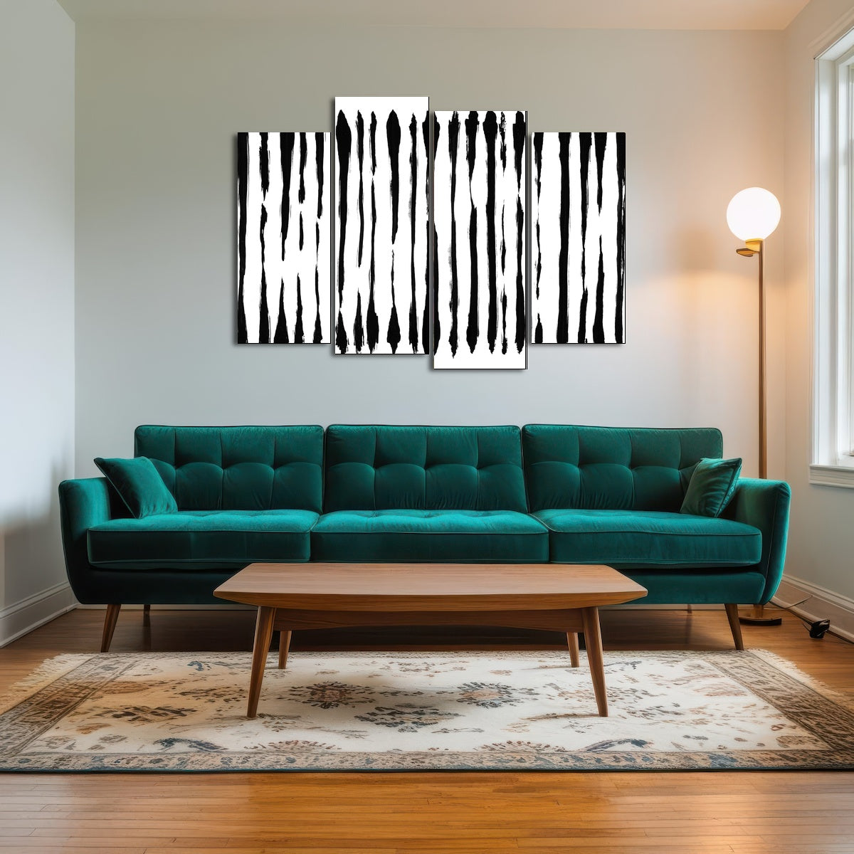 AUTO-MOCKUP ROOM | Thin line Black