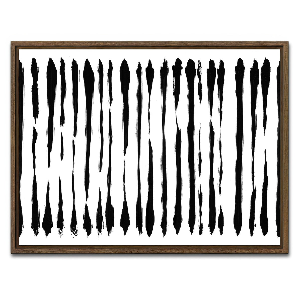 AUTO-MOCKUP WHITE | Thin line Black | 1 Piece | Walnut Framed Canvas | group=4x3