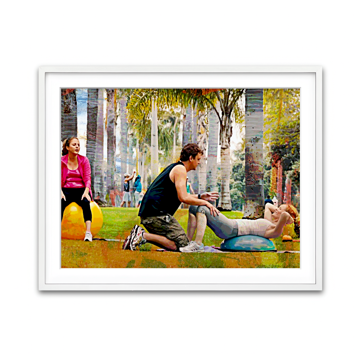 Framed Print 4x3 White