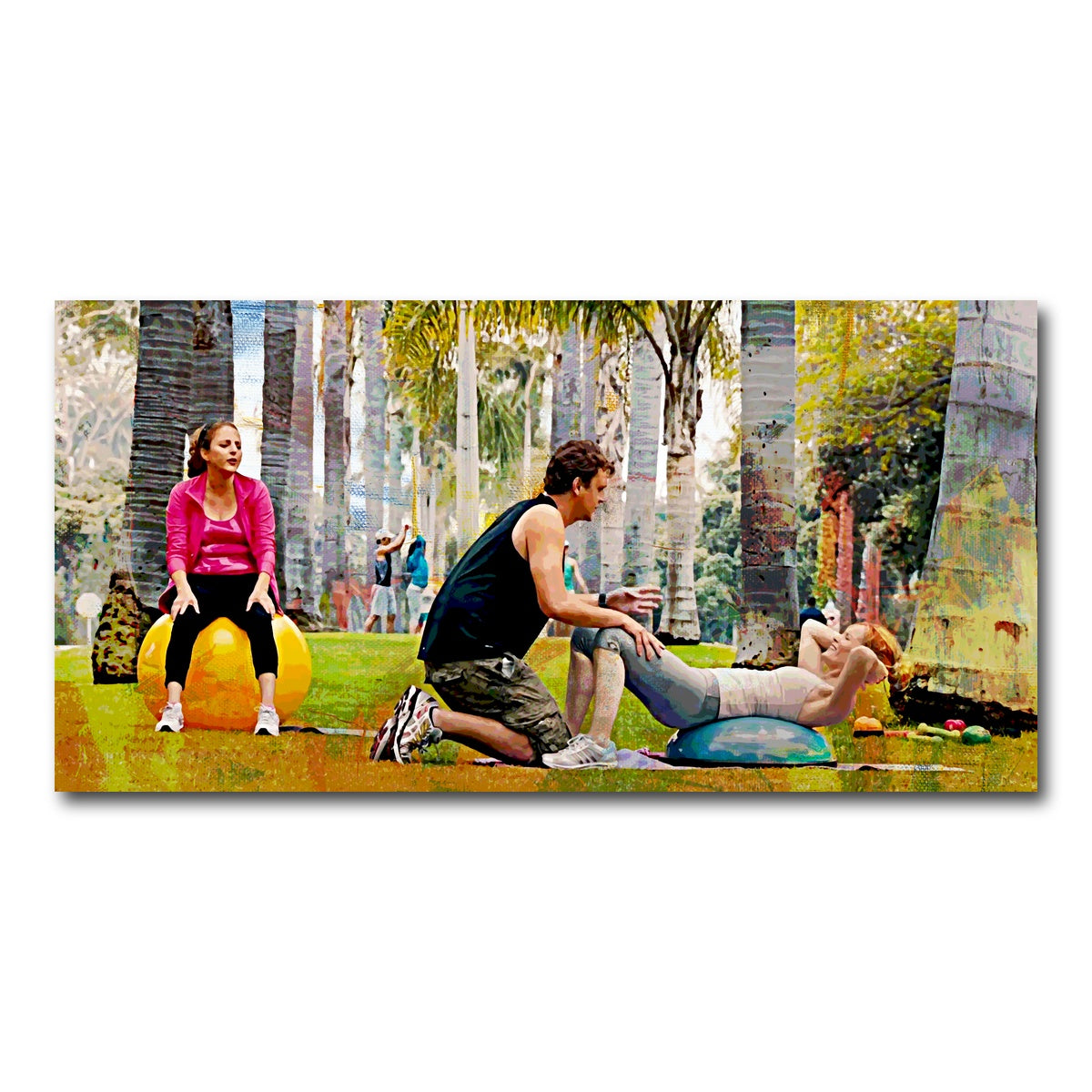 AUTO-MOCKUP WHITE | This is 40 Workout | 1 Piece | Gallery Wrap Canvas | group=2x1
