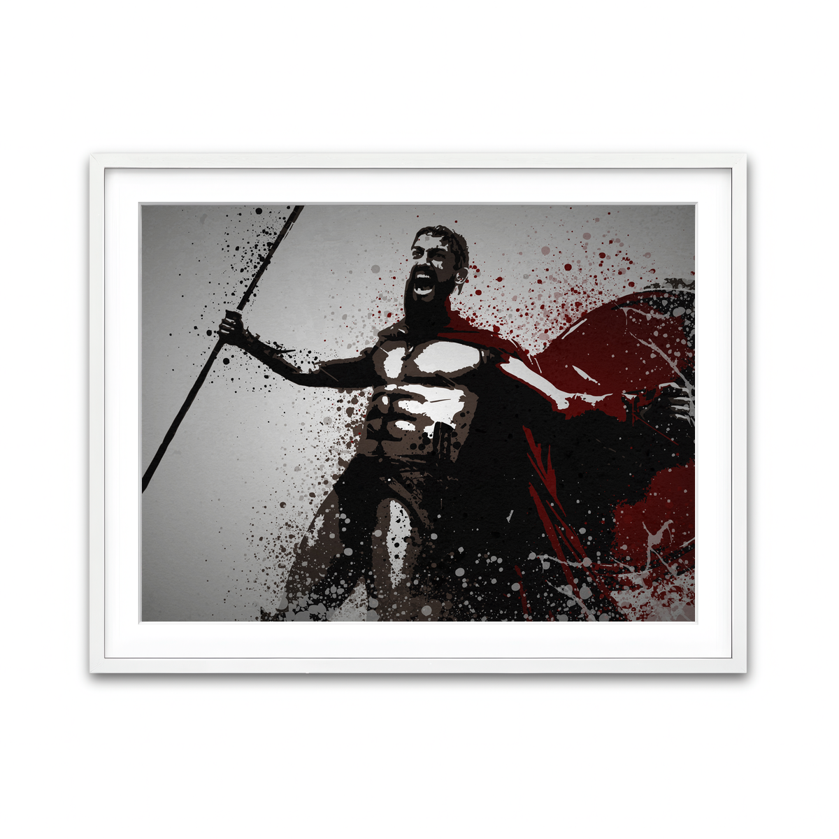 Framed Print 4x3 White