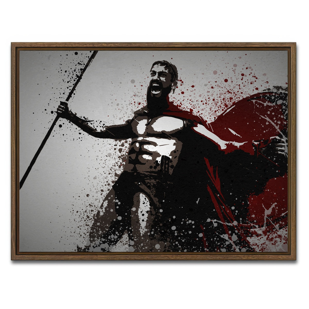 AUTO-MOCKUP WHITE | This is Sparta | 1 Piece | Walnut Framed Canvas | group=4x3