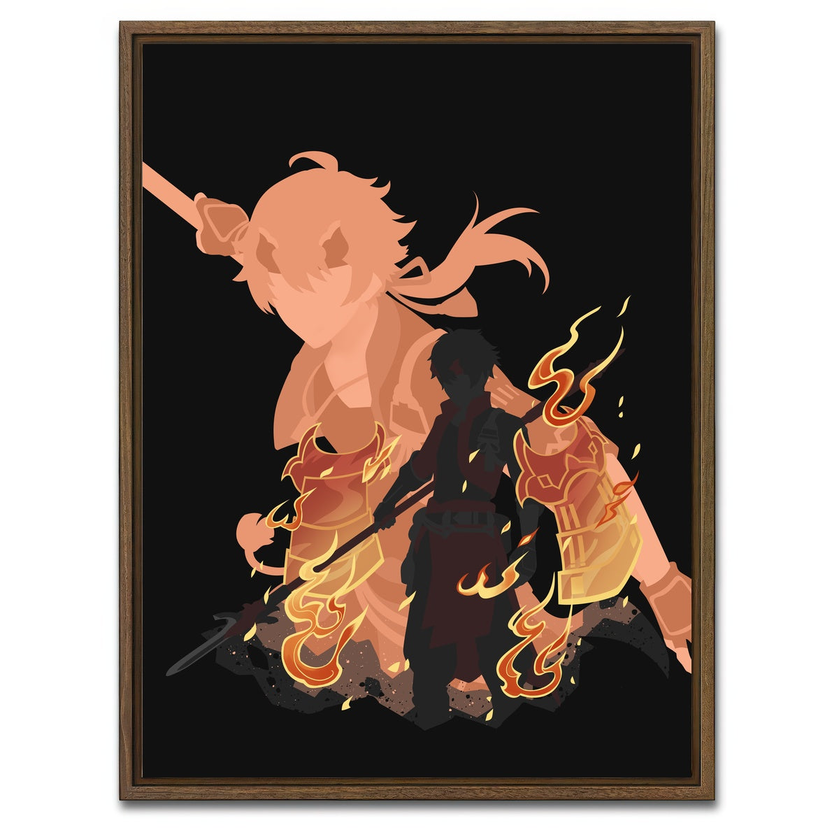 AUTO-MOCKUP WHITE | Thoma | 1 Piece | Walnut Framed Canvas | group=3x4