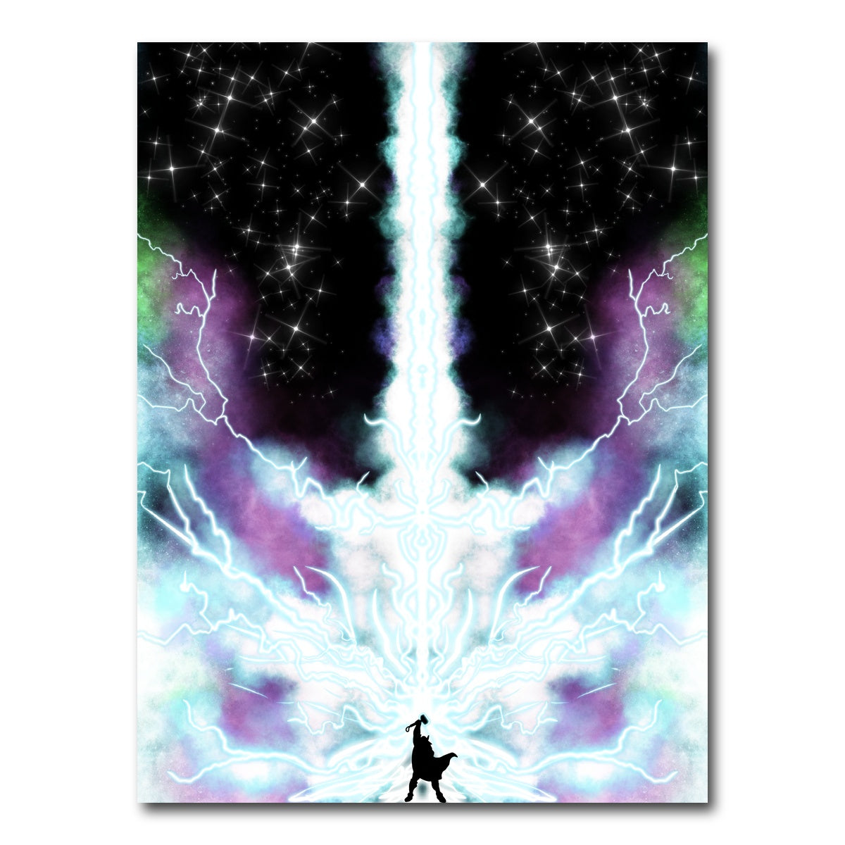 AUTO-MOCKUP WHITE | Thor God of Thunder | 1 Piece | Gallery Wrap Canvas | group=3x4