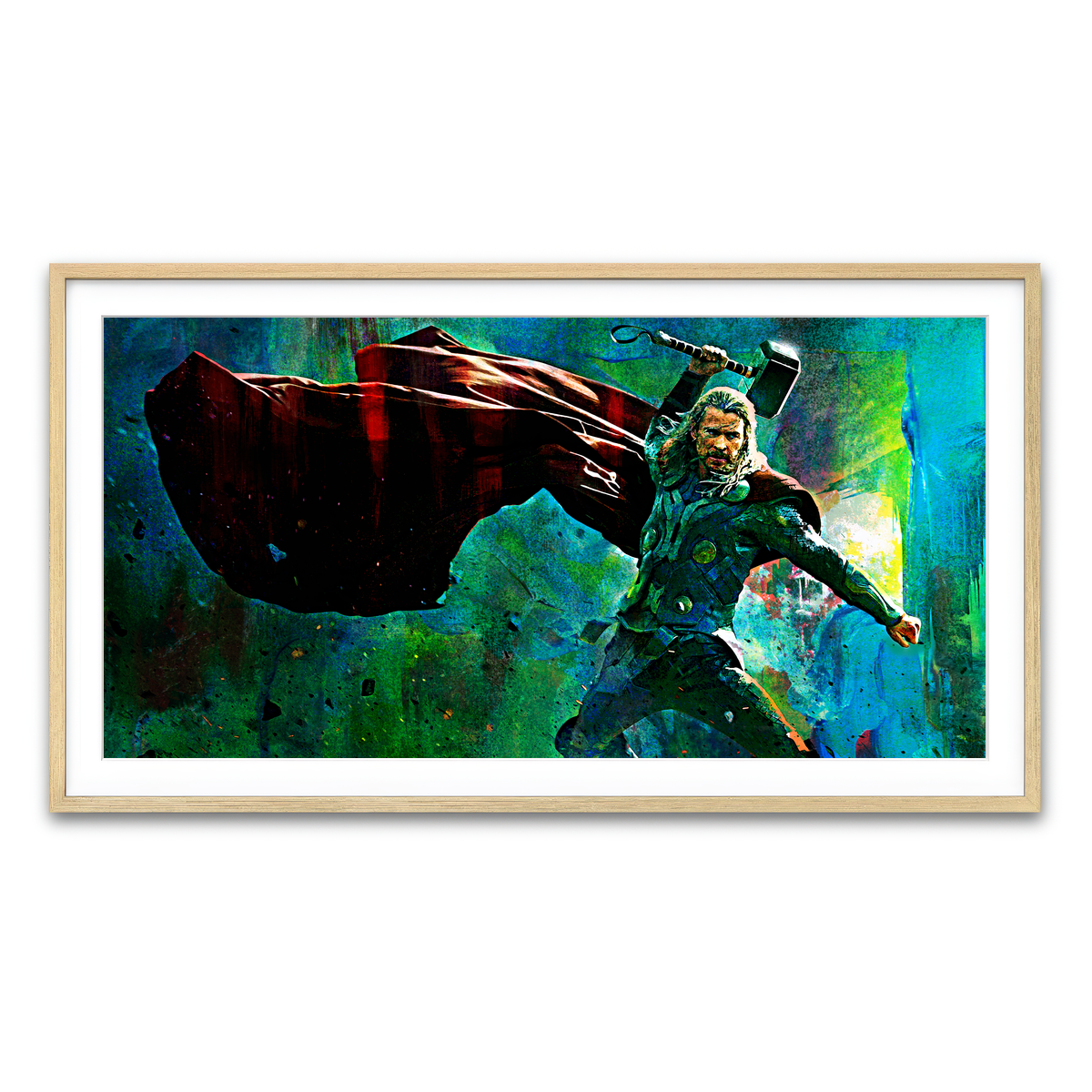 Framed Print 2x1 Natural