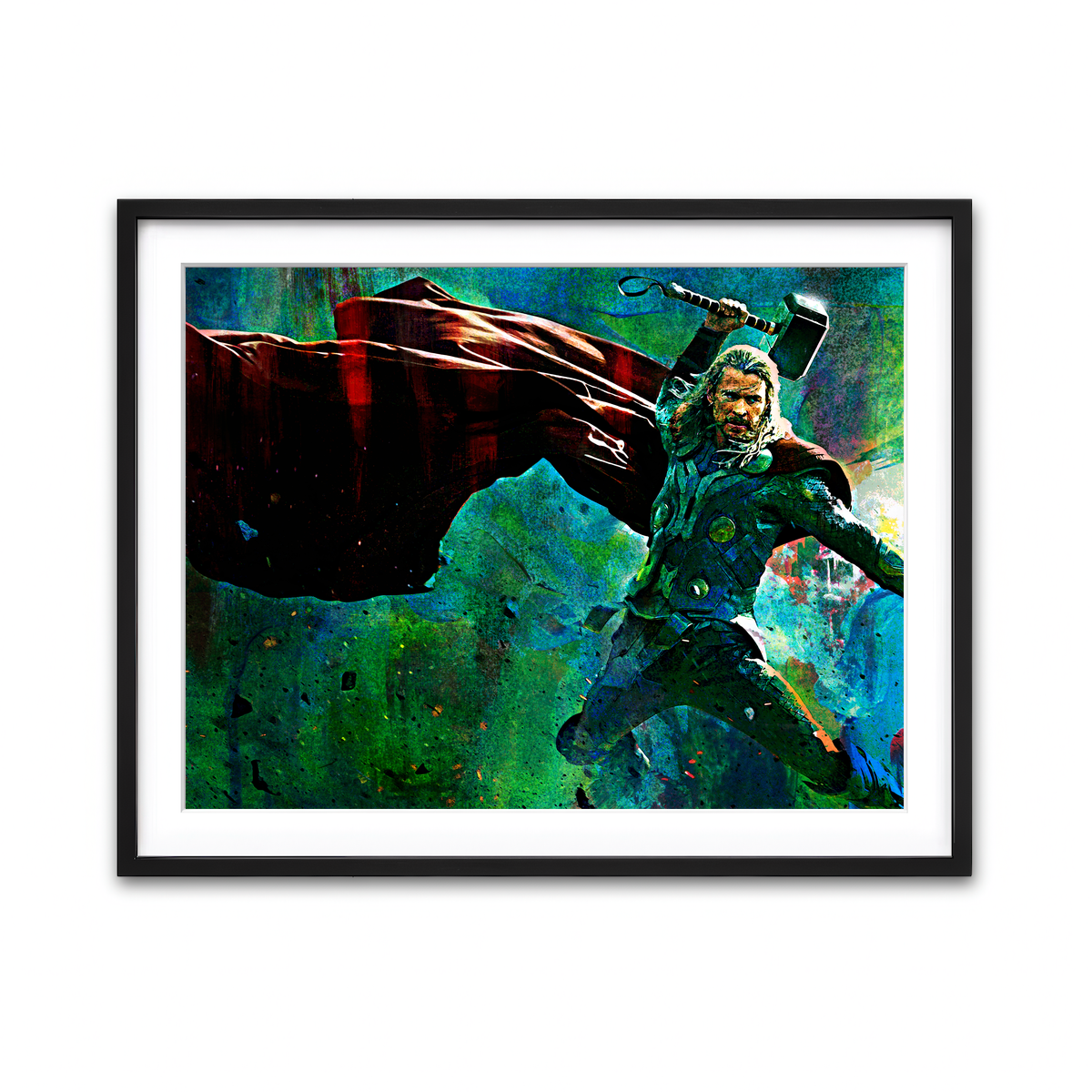 Framed Print 4x3 Black