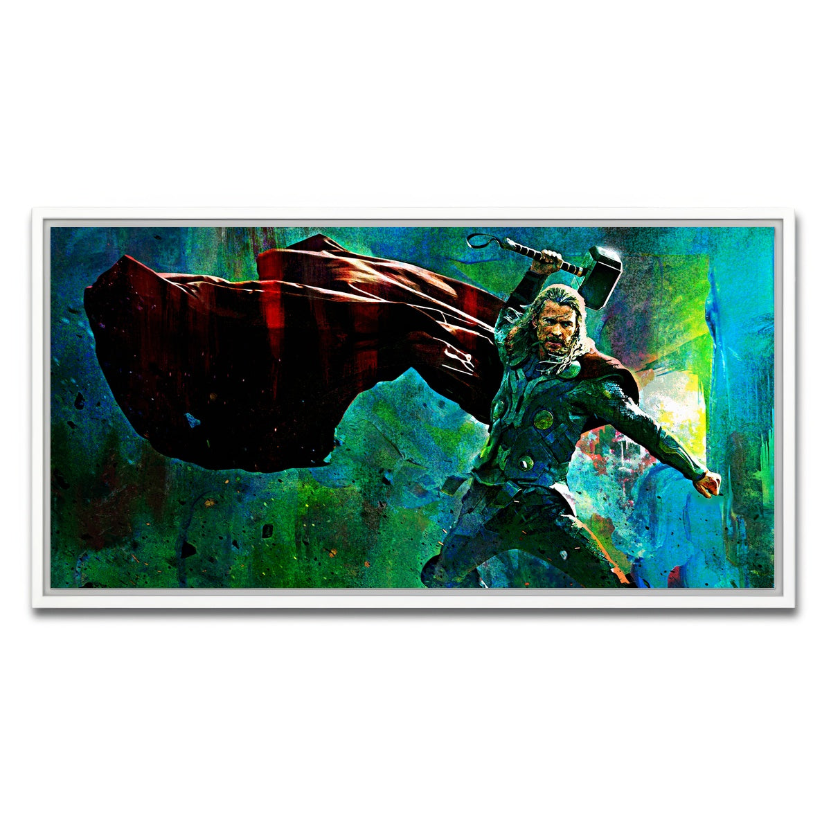 AUTO-MOCKUP WHITE | Thor & Hammer | 1 Piece | White Framed Canvas | group=2x1