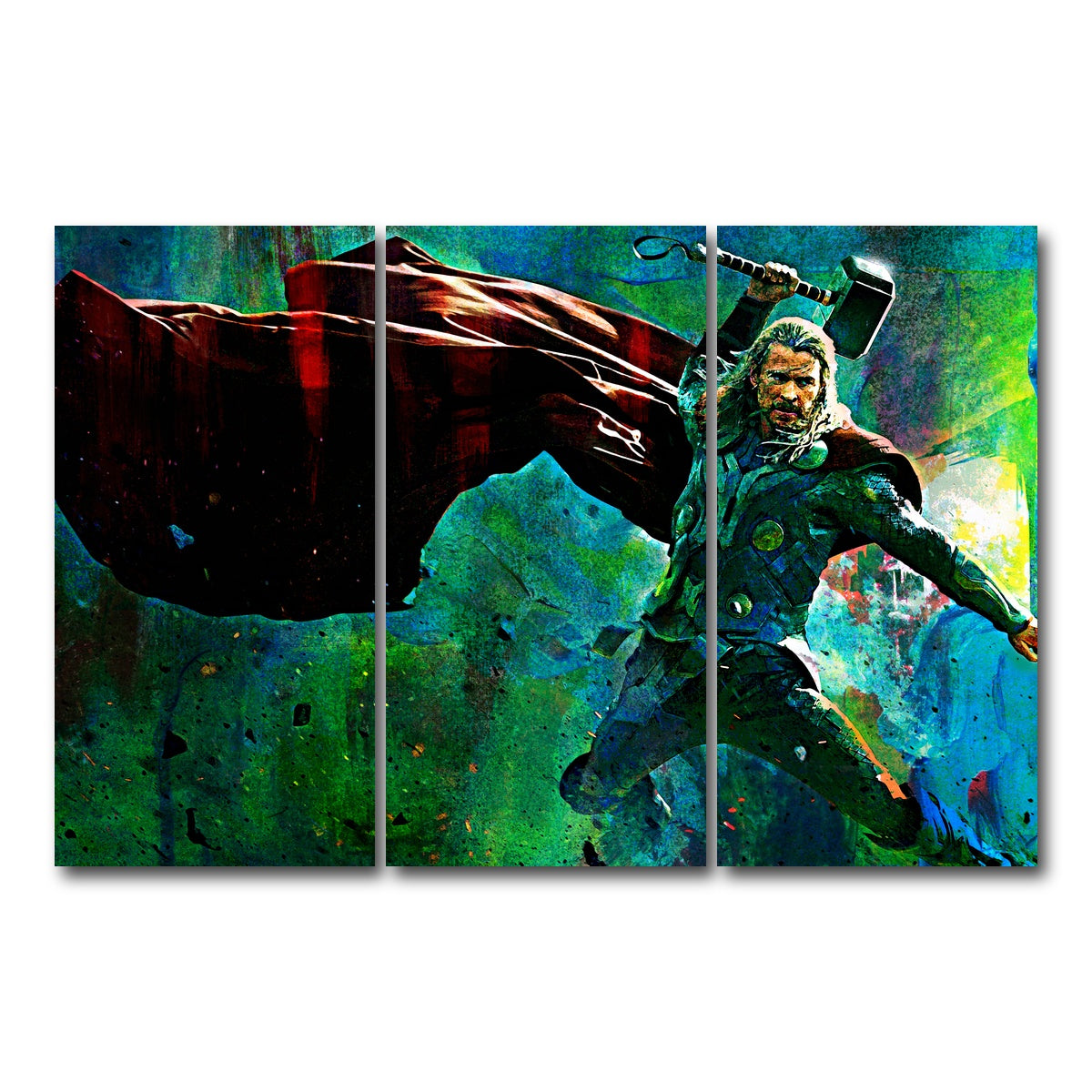 AUTO-MOCKUP WHITE | Thor & Hammer | 3 Piece | Gallery Wrap Canvas | group=12x24