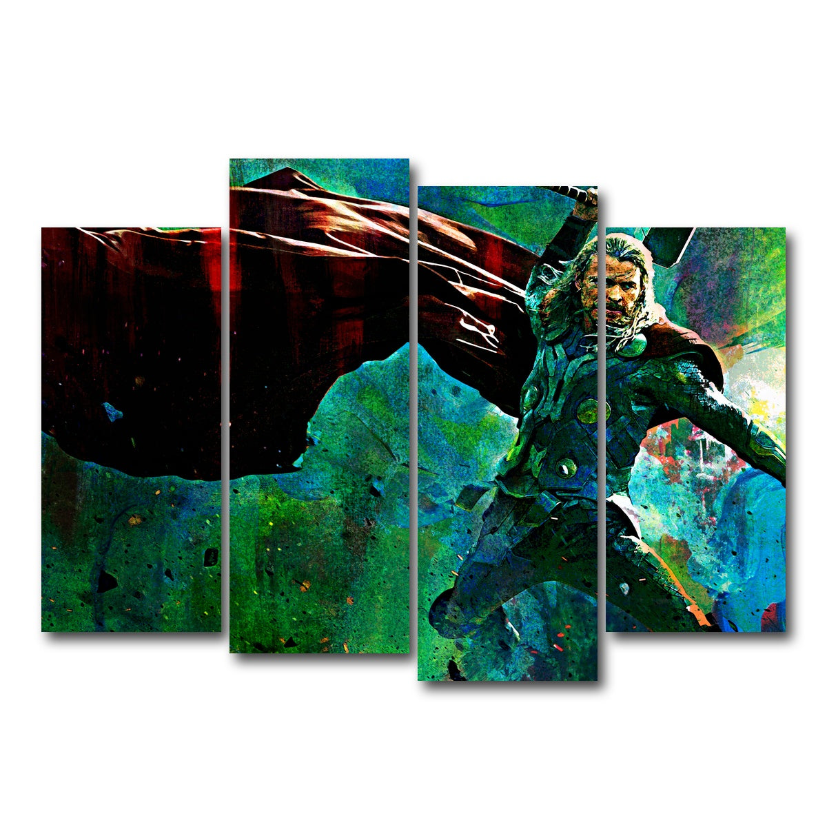 AUTO-MOCKUP WHITE | Thor & Hammer | 4 Piece | Gallery Wrap Canvas | group=4_normal