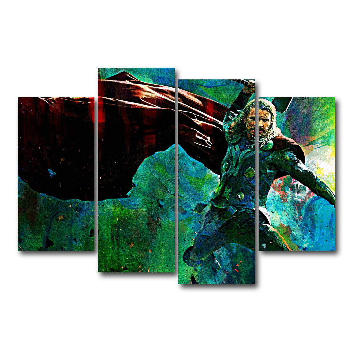 AUTO-MOCKUP WHITE | Thor & Hammer | 4 Piece | Gallery Wrap Canvas | group=4_short