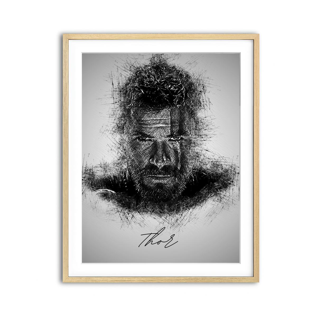 Framed Print 3x4 Natural