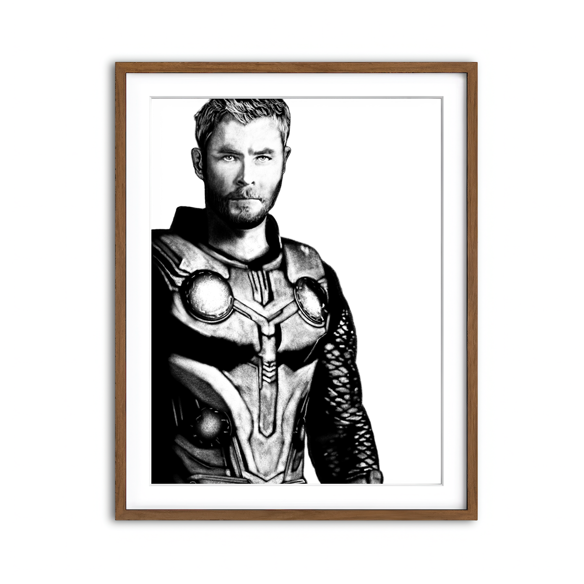 Framed Print 3x4 Walnut