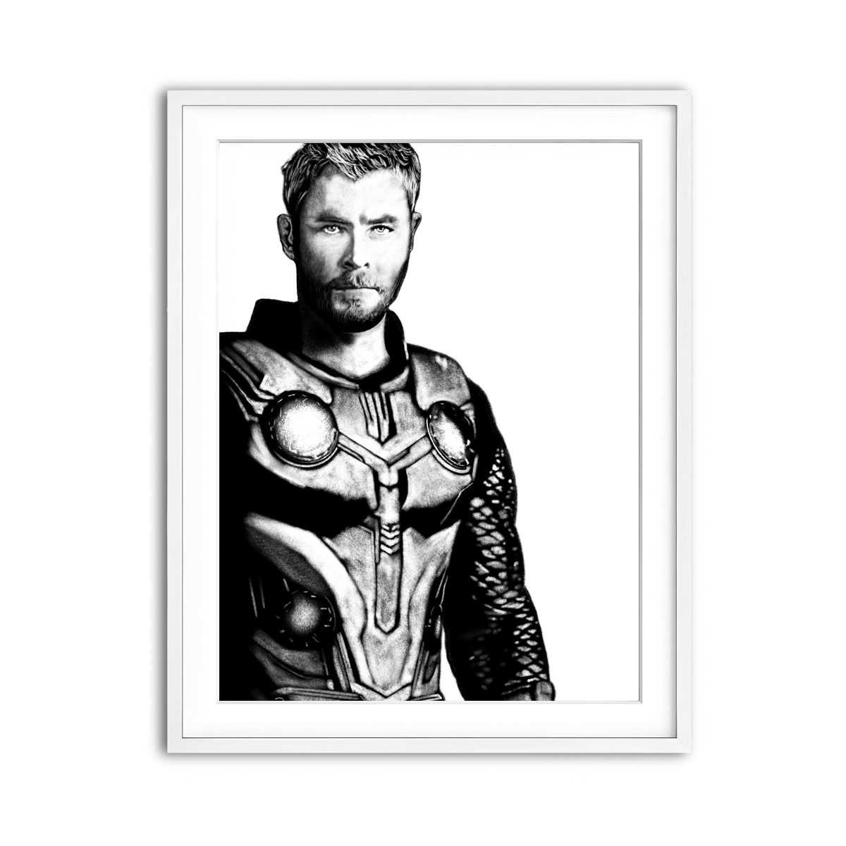 Framed Print 3x4 White