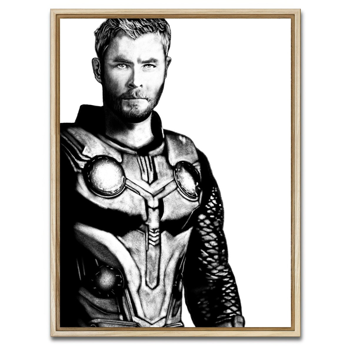 AUTO-MOCKUP WHITE | Thor | 1 Piece | Natural Framed Canvas | group=3x4