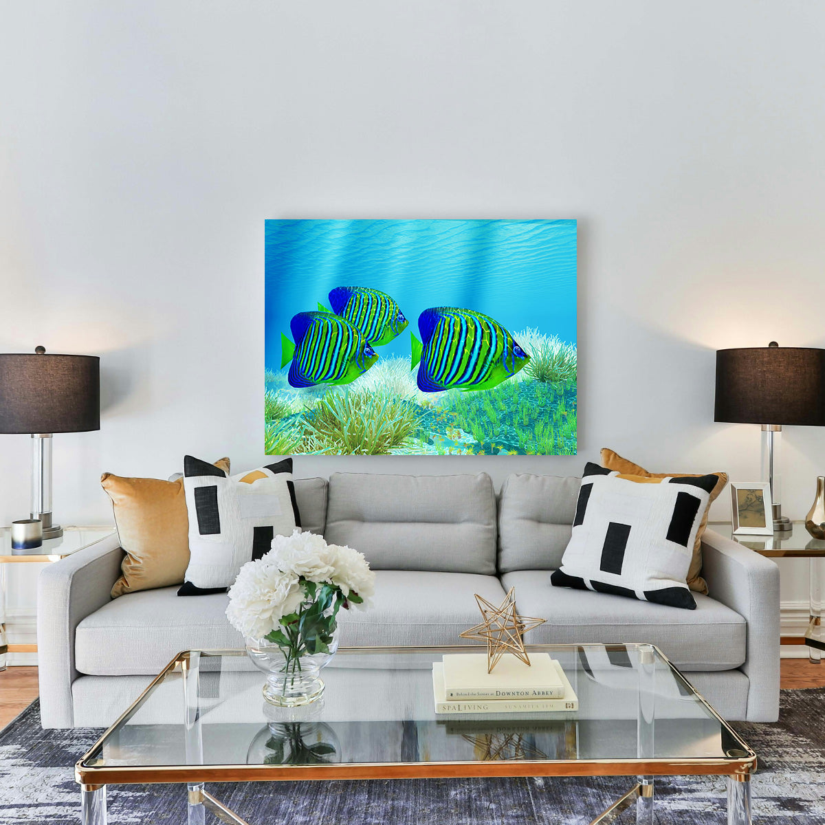 Three Regal Angelfish Wall Art