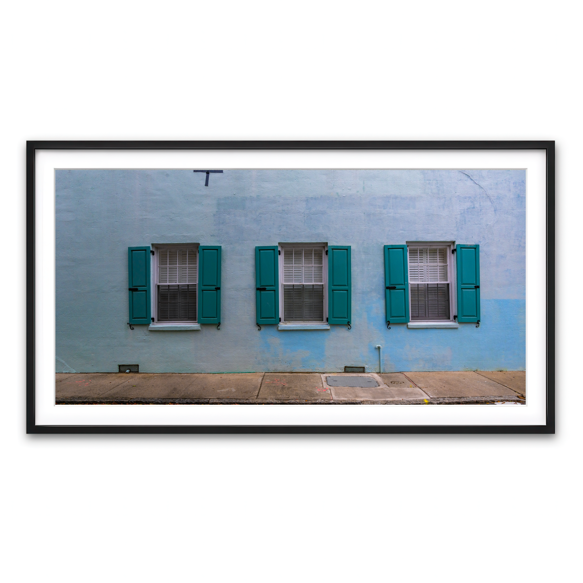 Framed Print 2x1 Black