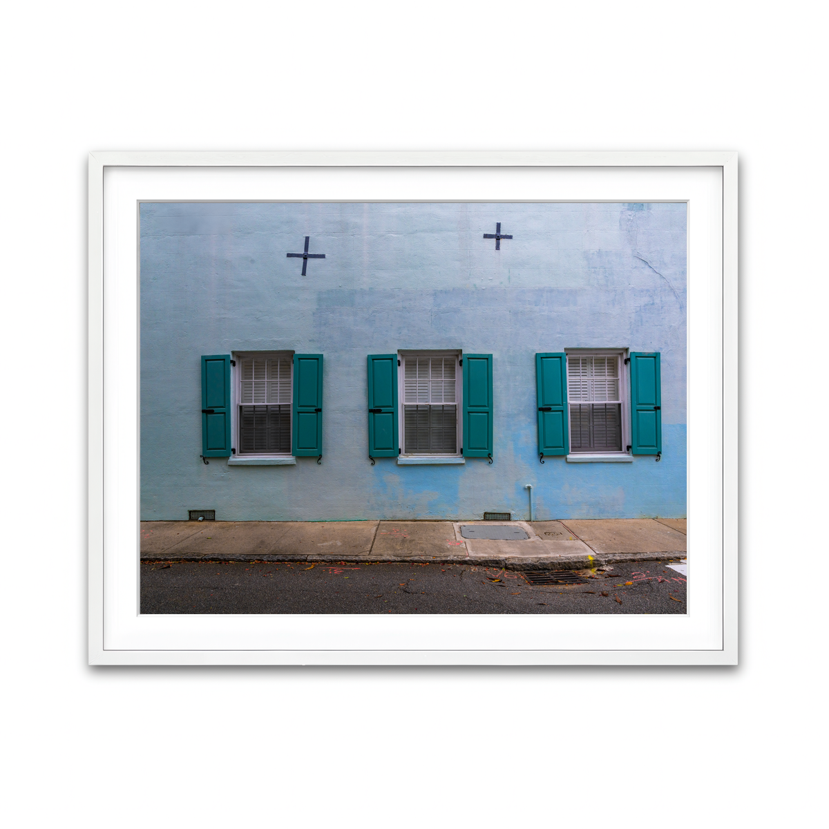 Framed Print 4x3 White
