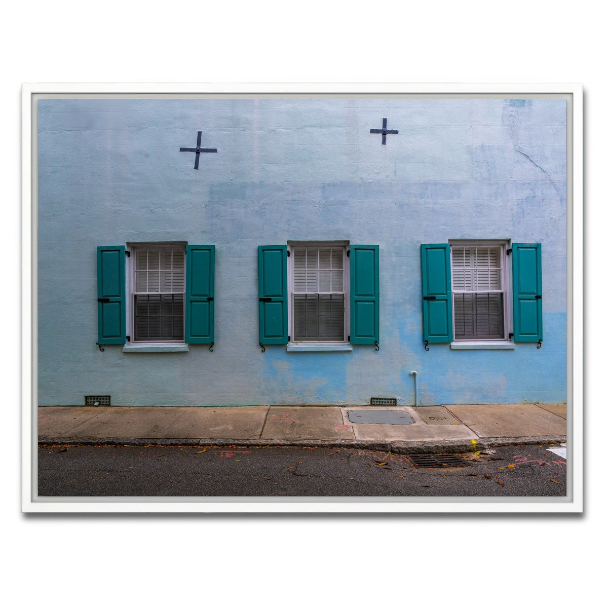 AUTO-MOCKUP WHITE | Three Across | 1 Piece | White Framed Canvas | group=4x3