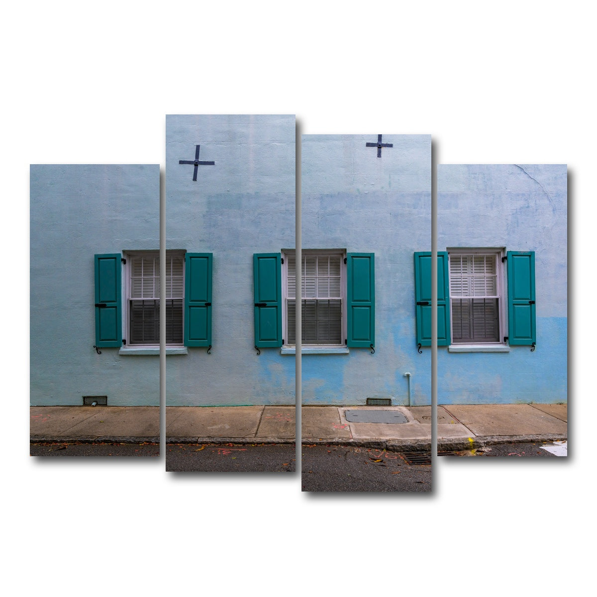 AUTO-MOCKUP WHITE | Three Across | 4 Piece | Gallery Wrap Canvas | group=4_normal