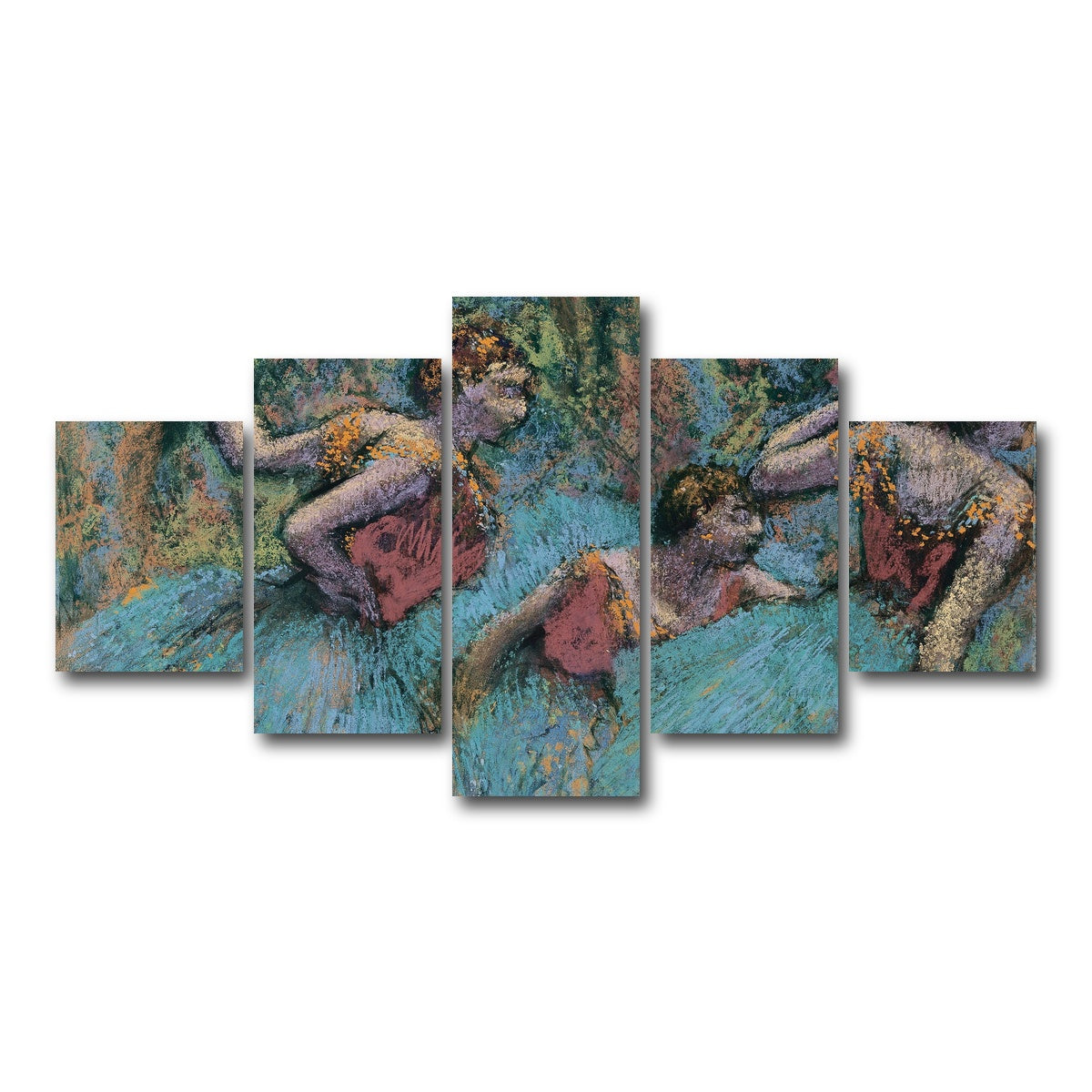 AUTO-MOCKUP WHITE | Three Dancers | 5 Piece | Gallery Wrap Canvas | group=5_short